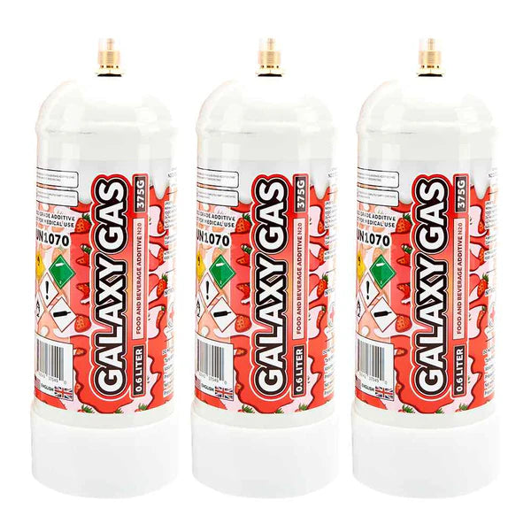 Galaxy Gas 0.6L N2O 375g Tank - Strawberry Cream