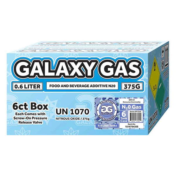 Galaxy Gas 0.6L N2O 375g Tank - Blue Raspberry