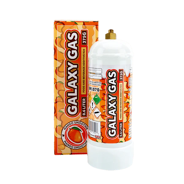 Galaxy Gas 0.6L N2O 375g Tank - Mango Smoothie